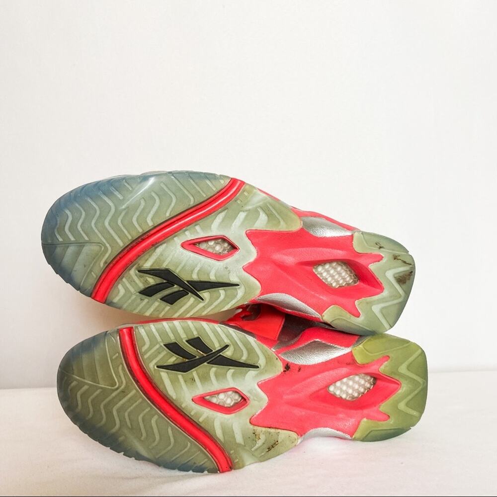 REEBOK Retro Vintage Y2K Kamikaze II Mid Red Fish Market Sz. 10.5 - Picture 8 of 8